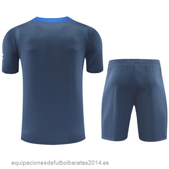 Nuevo Entrenamiento Conjunto Completo Inter Milan 24/25 Gris Azul Baratas